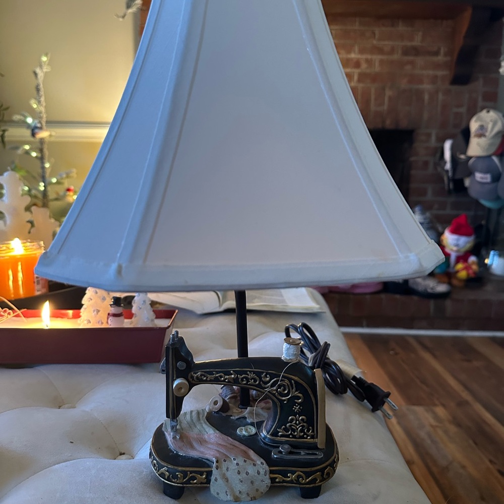 sowing machine lamp.